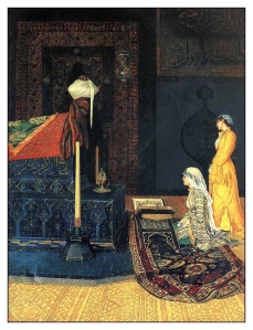 Osman Hamdi Bey " şehzade türbesinde 2 kadın"